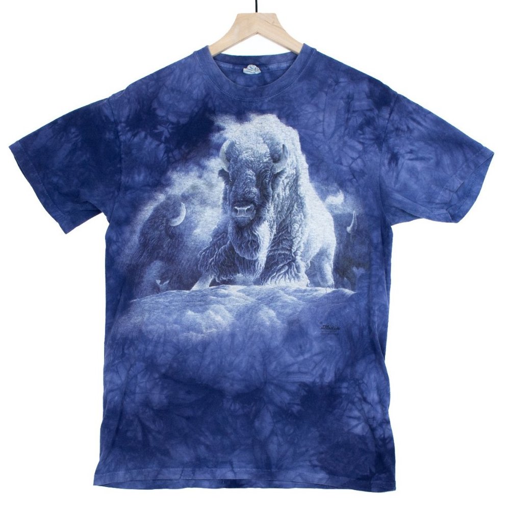 1998 The Mountain Wild Buffalo Purple Tie Dye Tee